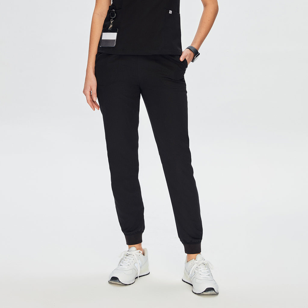 Black uniform joggers online