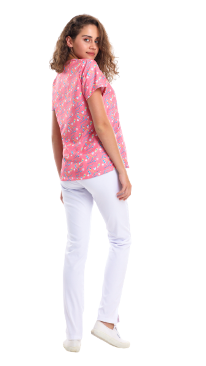 Dentist Print Scrub Top