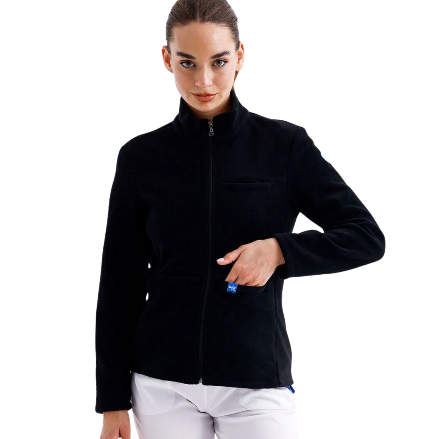 Jackie Fleece Scrub Jacket – Cozy, Professional, and Functional