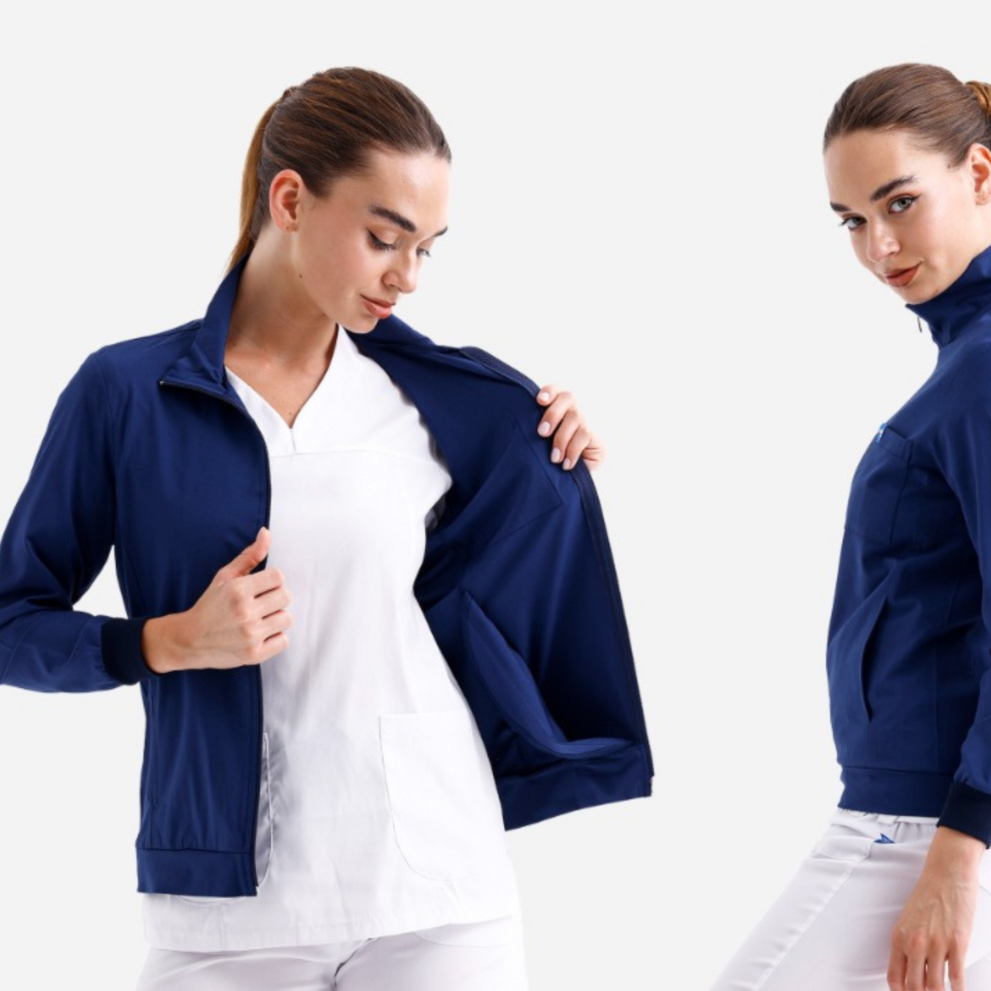 Jackie Women's Scrub Jacket – Stylish, Comfortable, and Functional