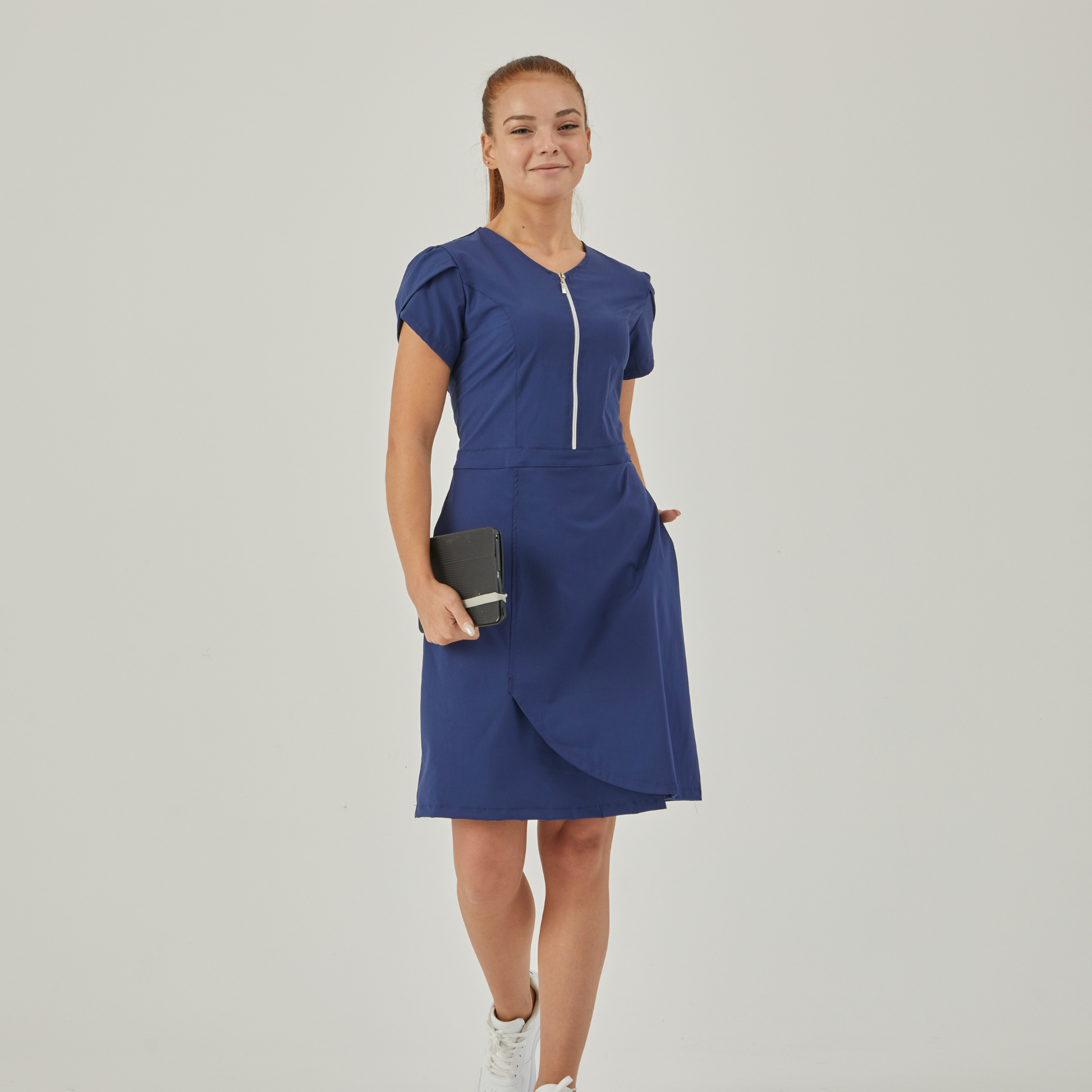 Cherry Scrub Dress Atelier Scrubletic Cherry Scrub Dress Atelier Scrubletic