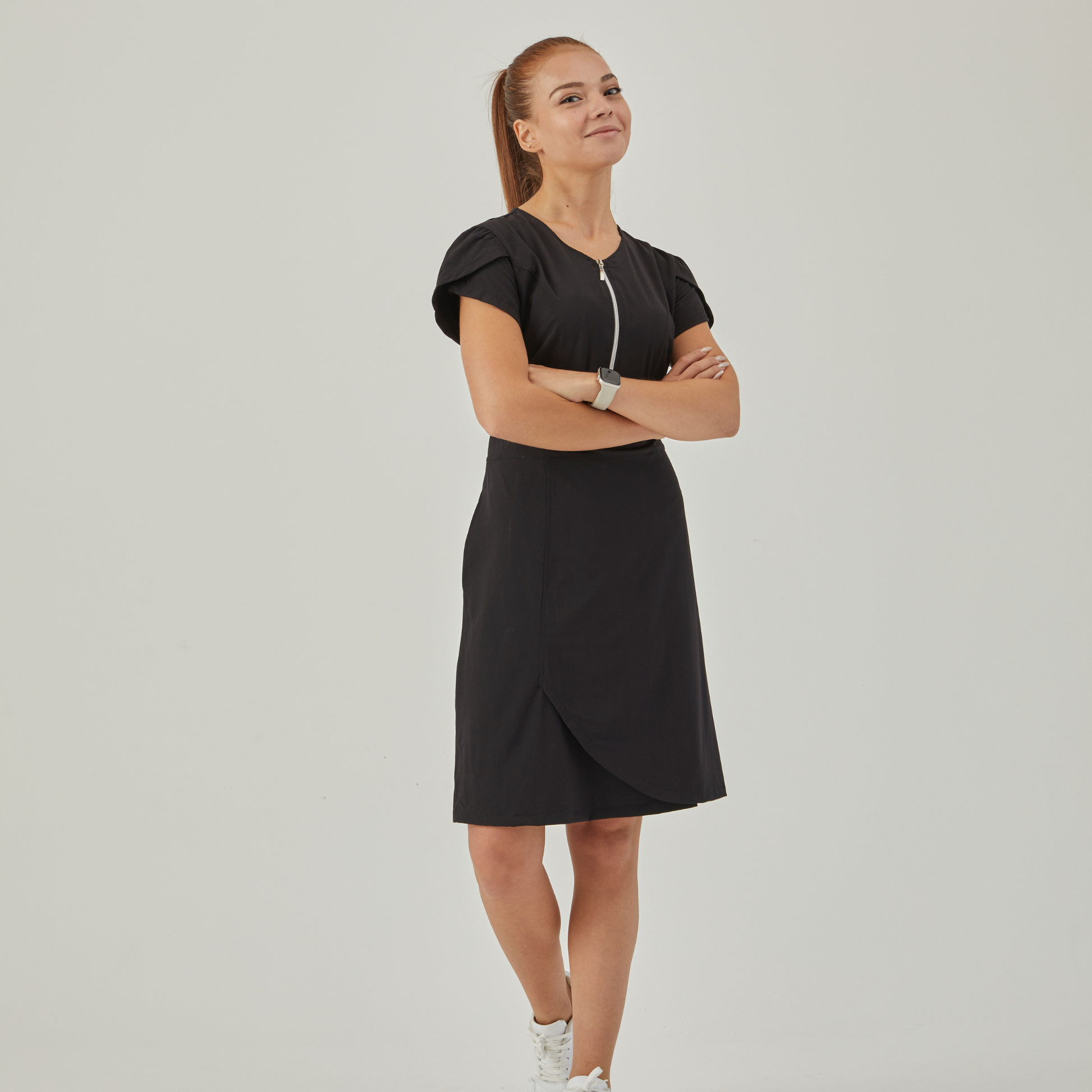 black scrub dress Amazon.com: Scrubs Dress for Women - Button Front Nursing Workwear